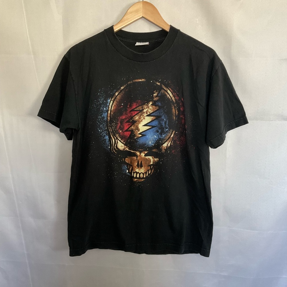Philcos Grateful Dead Space Your Face Graphic Band Tee Black Medium